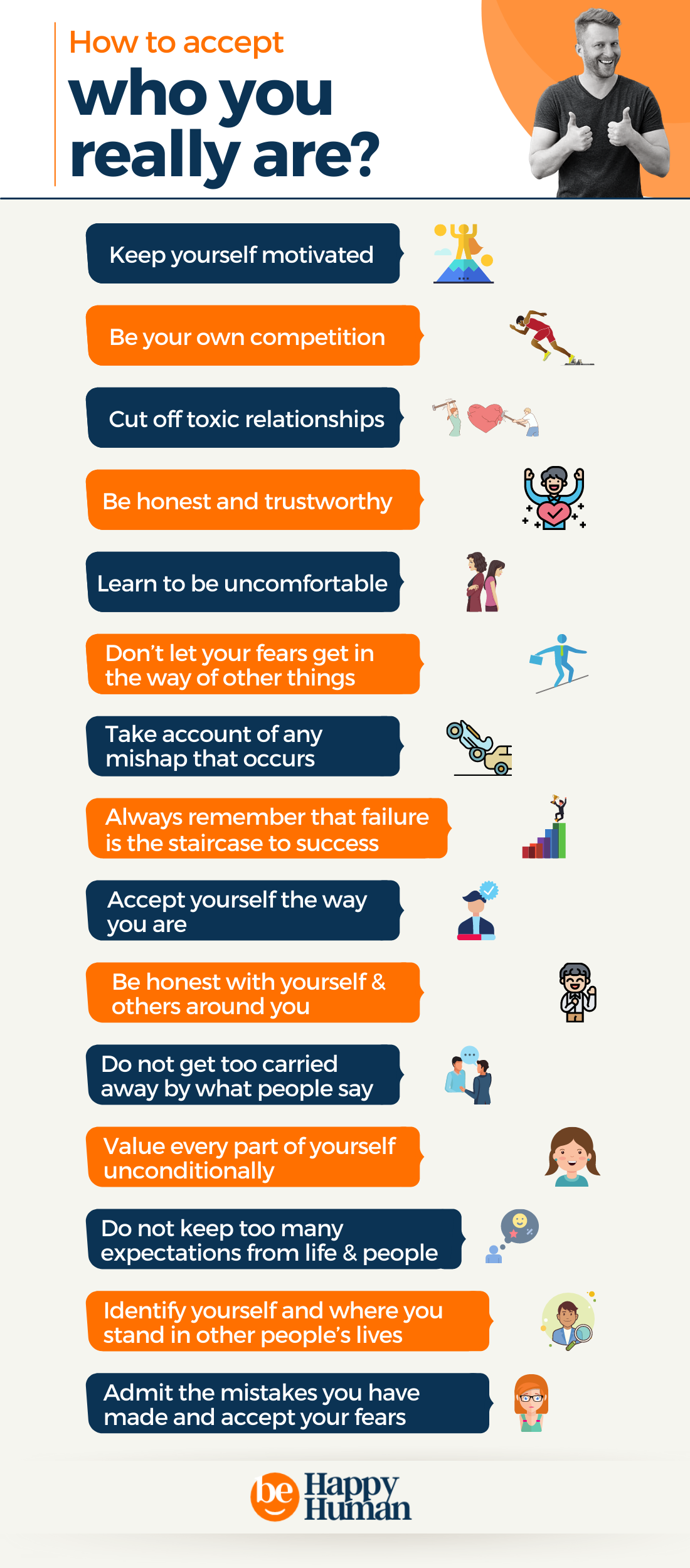 How to accept who you really are 