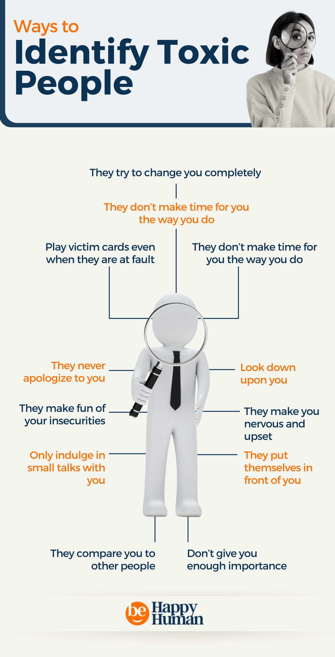 ways to identify toxic people