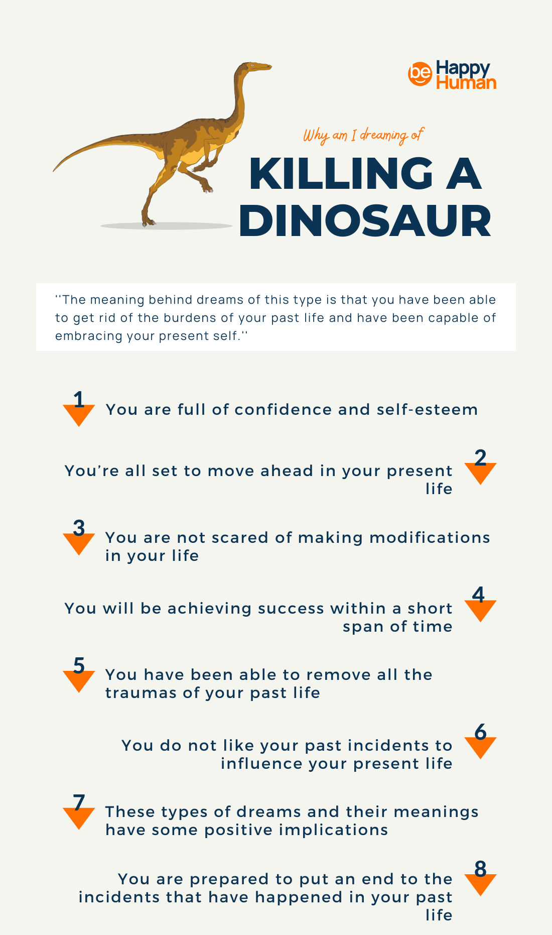 why am I dreaming of killing dinosaur