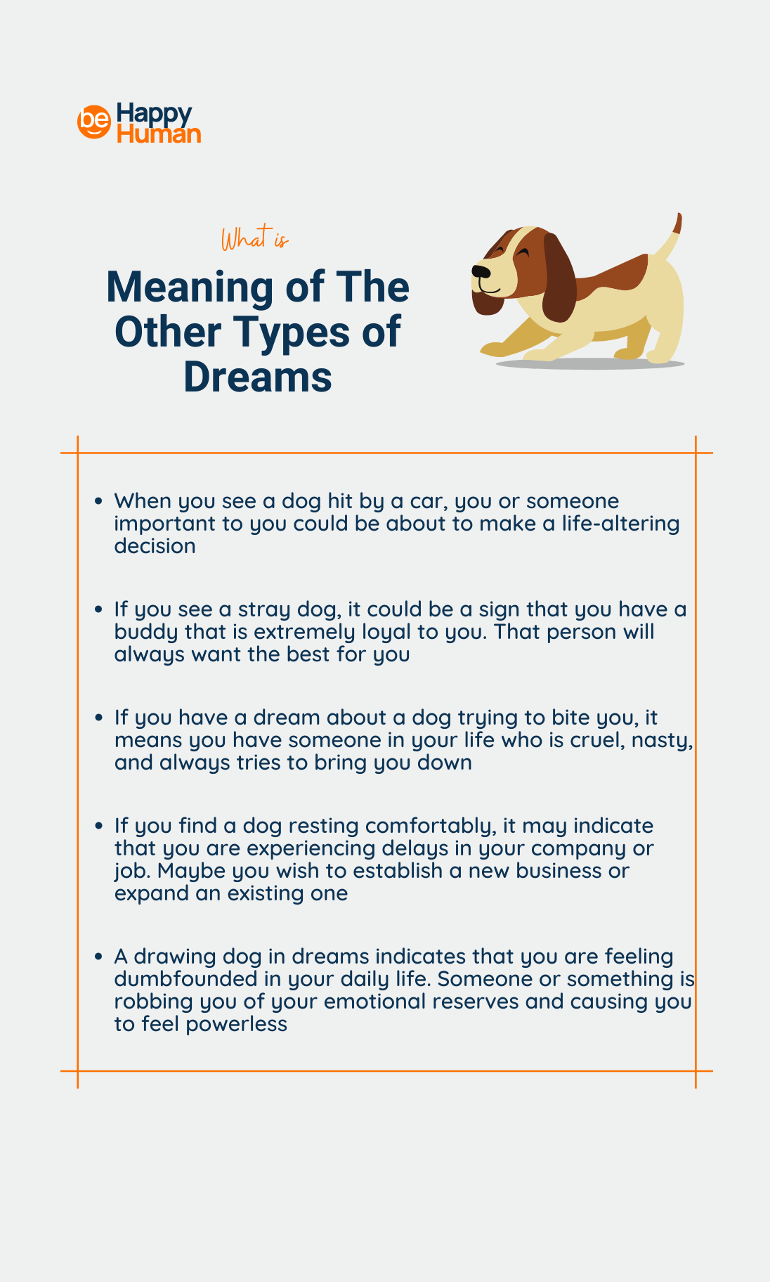 other types of dog dreams meaning