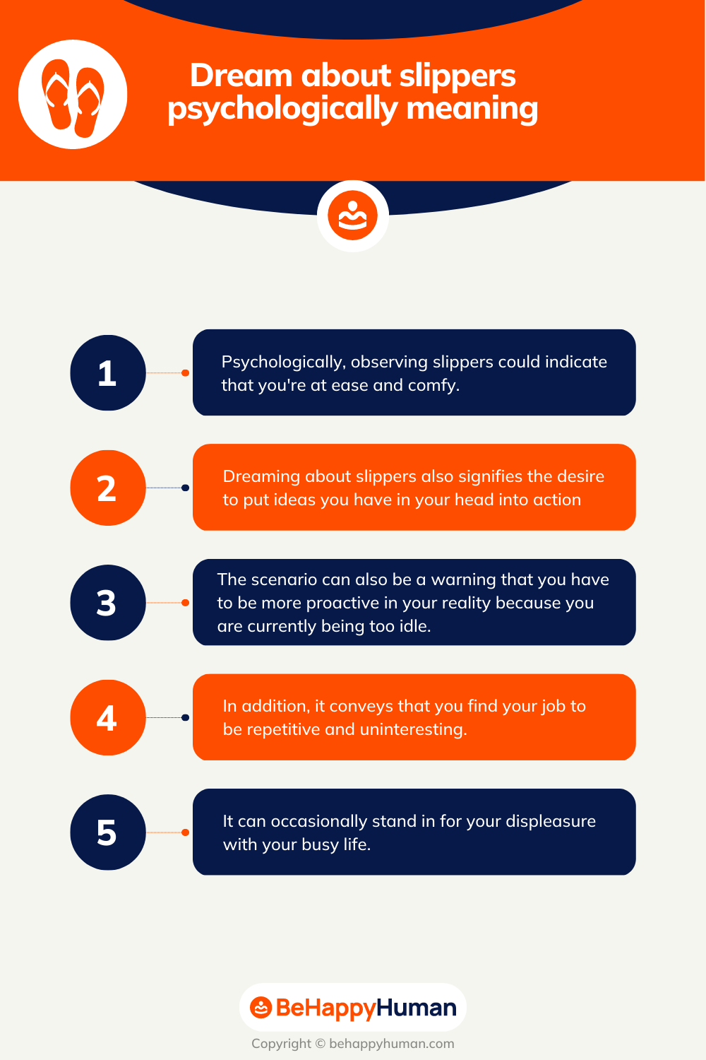 dream about slippers psychologically meaning